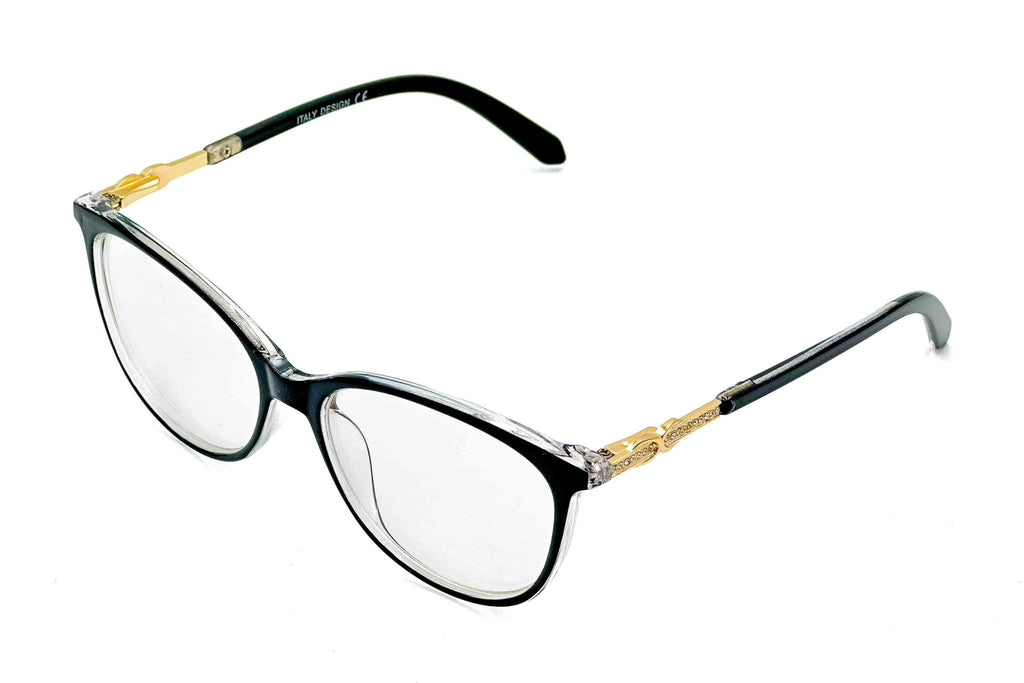 Rama Ochelari Luvia Negru/Transparent - RM01